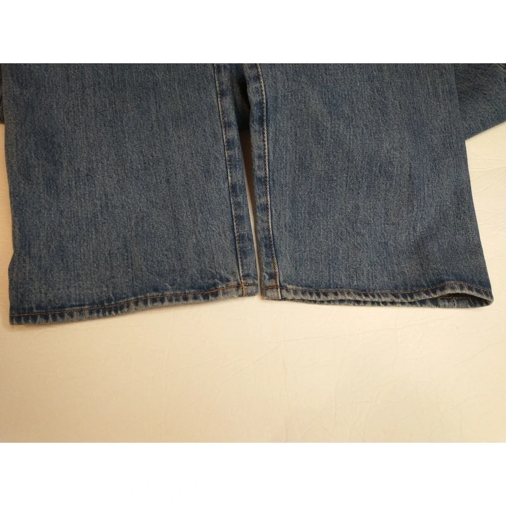 Levis 501 Jeans‎ Men 42x30 Blue Button Fly Original Straight Authentic
